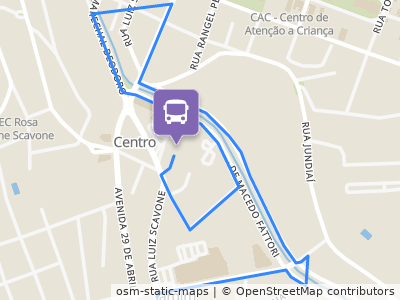 Mapa da parada