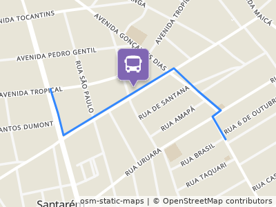 Mapa da parada
