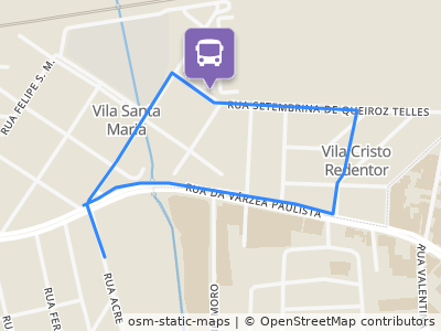 Mapa da parada