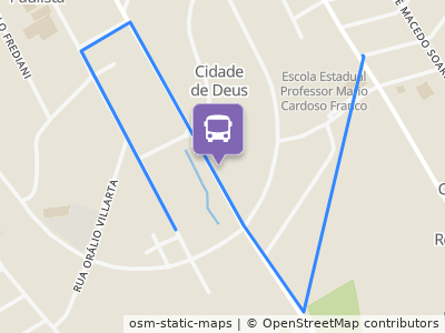 Mapa da parada