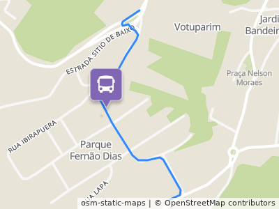 Mapa da parada
