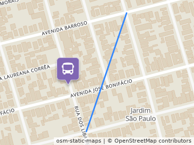Mapa da parada