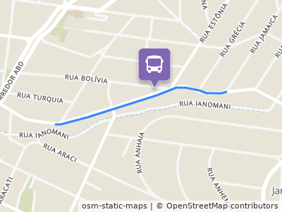 Mapa da parada