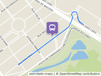Mapa da parada