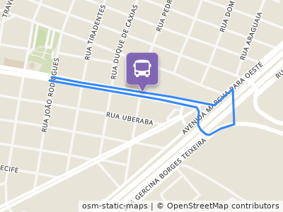 Mapa da parada
