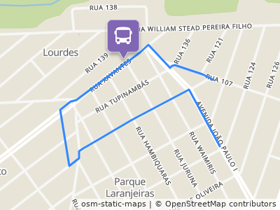 Mapa da parada