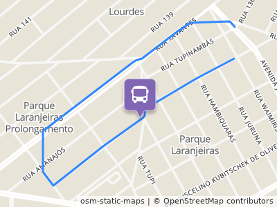 Mapa da parada