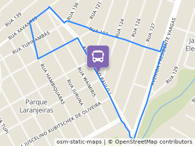 Mapa da parada