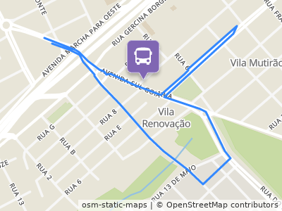 Mapa da parada