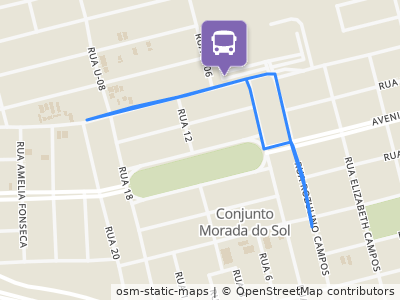 Mapa da parada
