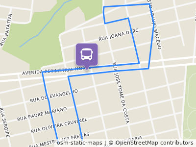 Mapa da parada