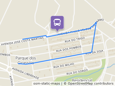 Mapa da parada