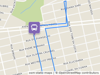 Mapa da parada