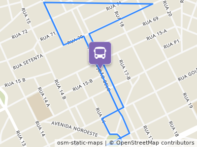 Mapa da parada