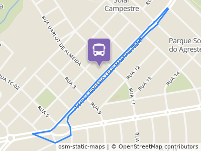 Mapa da parada