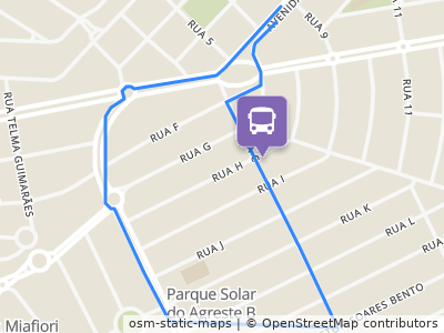 Mapa da parada