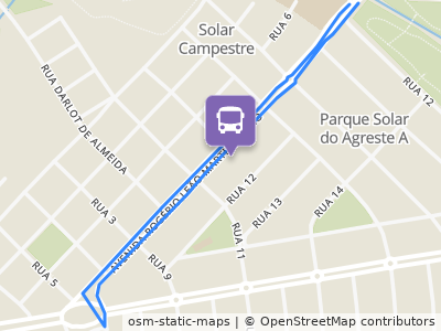 Mapa da parada