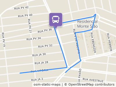 Mapa da parada
