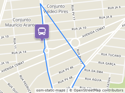 Mapa da parada