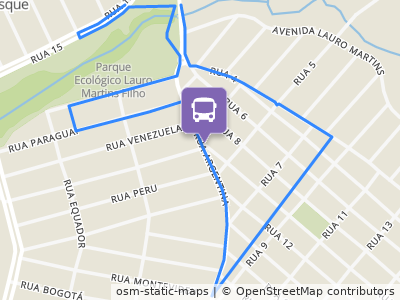 Mapa da parada
