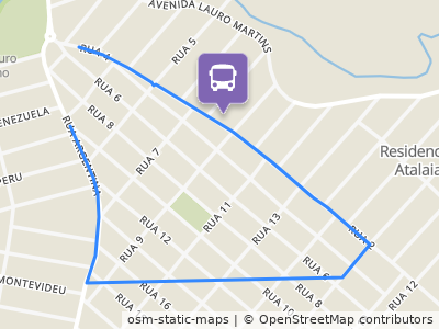 Mapa da parada