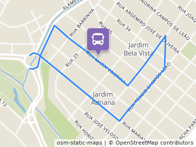 Mapa da parada