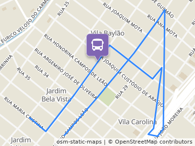 Mapa da parada