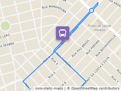 Mapa da parada