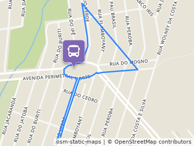 Mapa da parada