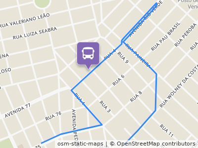 Mapa da parada