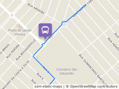 Mapa da parada