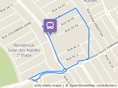 Mapa da parada