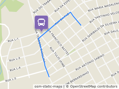 Mapa da parada