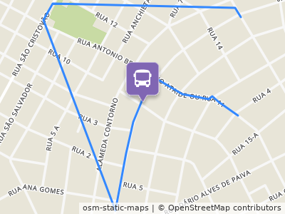 Mapa da parada