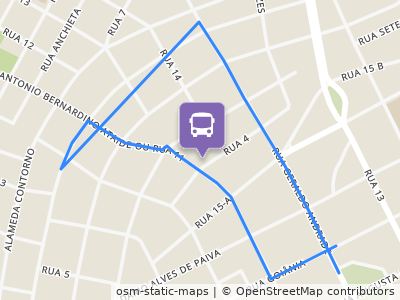 Mapa da parada