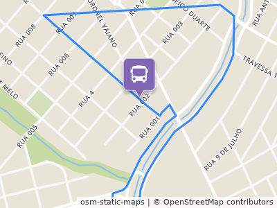 Mapa da parada