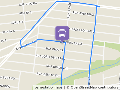 Mapa da parada