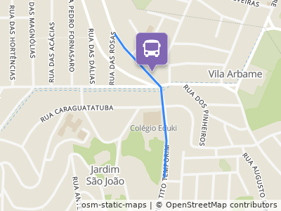 Mapa da parada