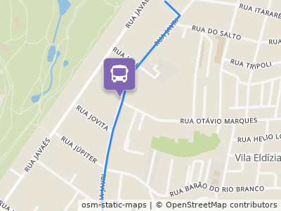 Mapa da parada