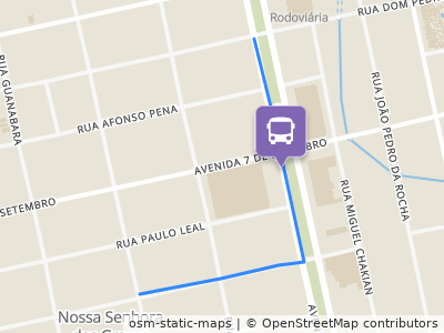 Mapa da parada