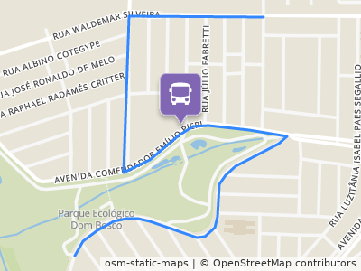 Mapa da parada