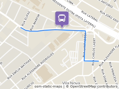 Mapa da parada
