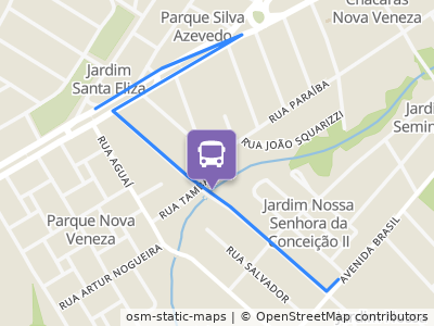 Mapa da parada