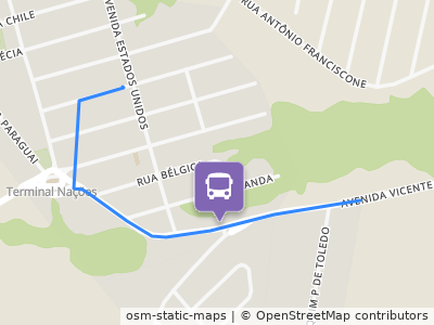 Mapa da parada
