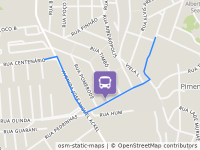 Mapa da parada