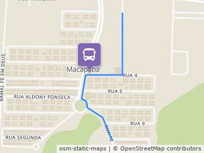 Mapa da parada