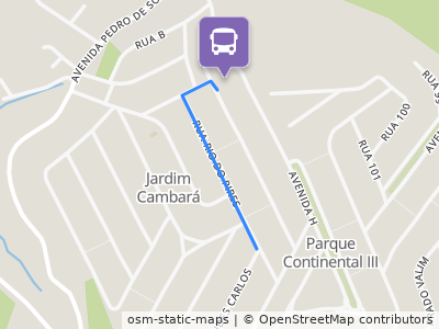 Mapa da parada