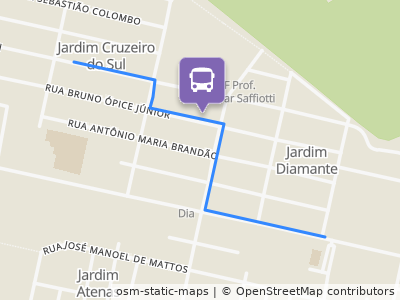 Mapa da parada