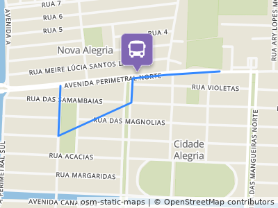 Mapa da parada