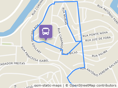Mapa da parada